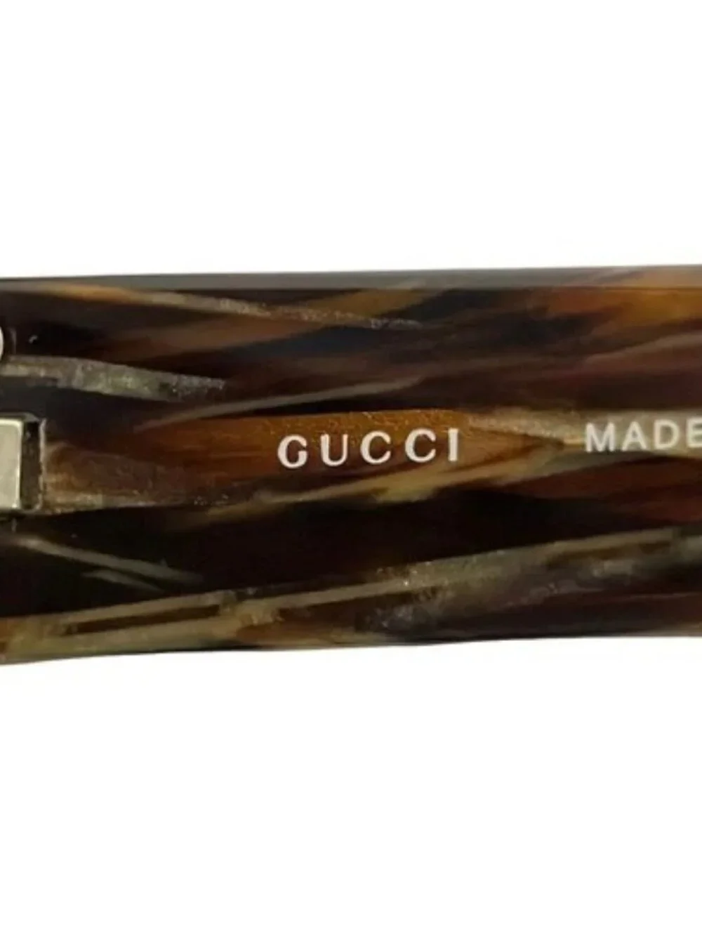 GUCCI GG-9046J Gray Dark Brown Gray Beige Plastic Sunglasses